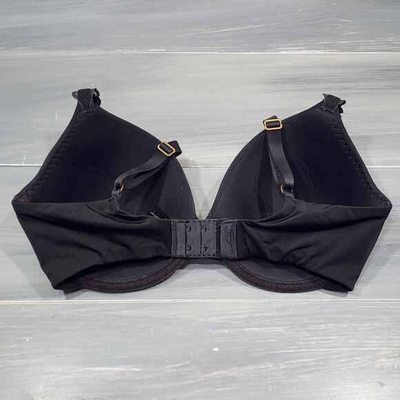 Natori Bra 32DD Pure Luxe Full Fit Contour T Shirt‎ Bra Style 732080 Black - Picture 2 of 5